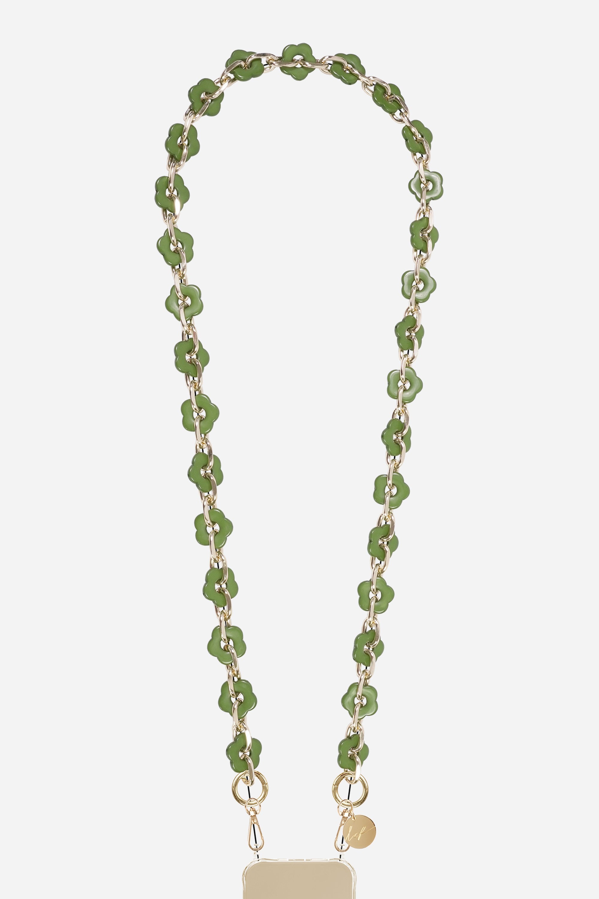 Chaine Longue Cassy Kaki 120 cm
