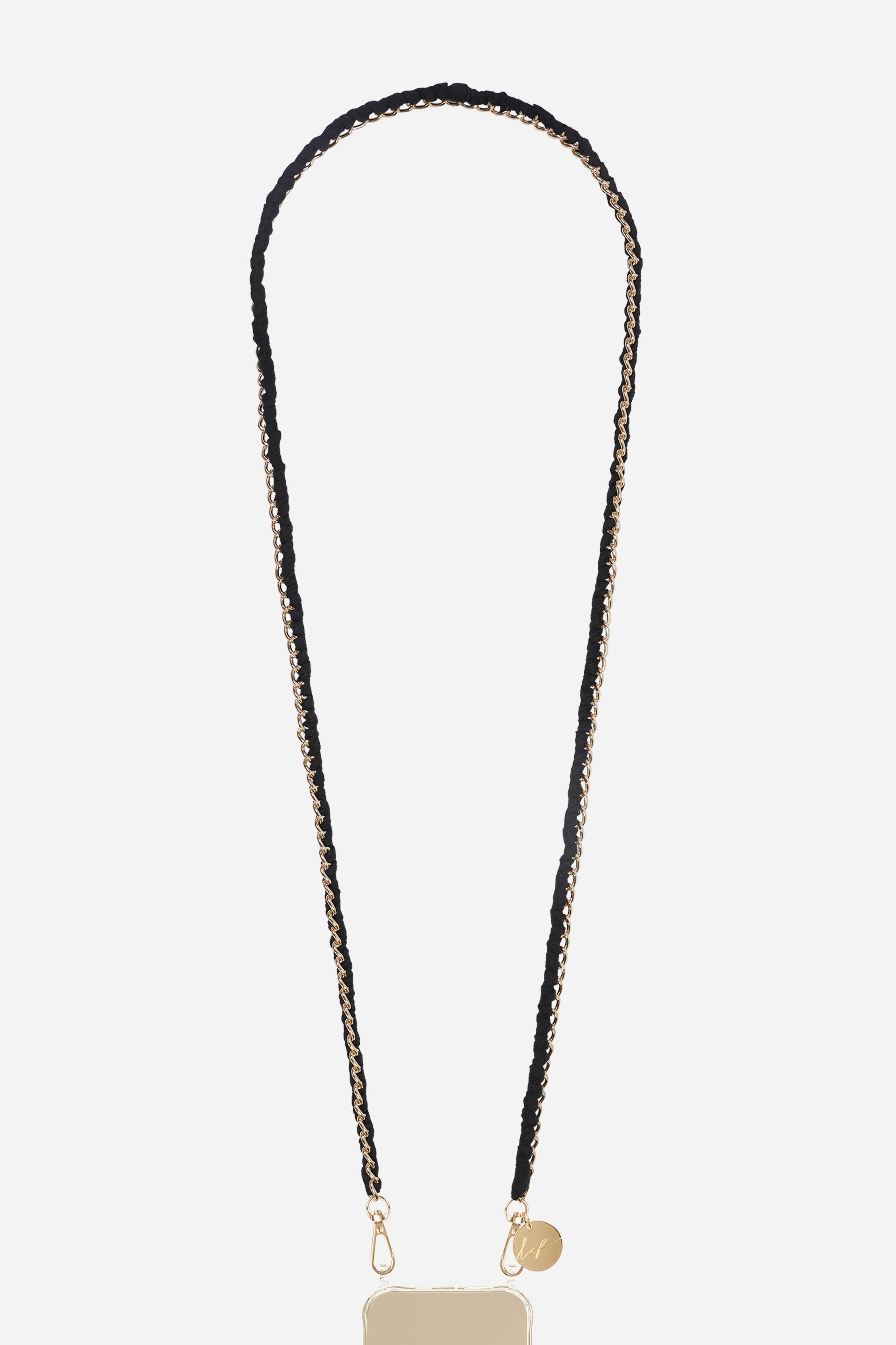 Chaine Longue Jessy Noir 120 cm