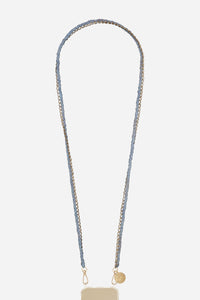 Chaine Longue Jessy Bleu 120 cm