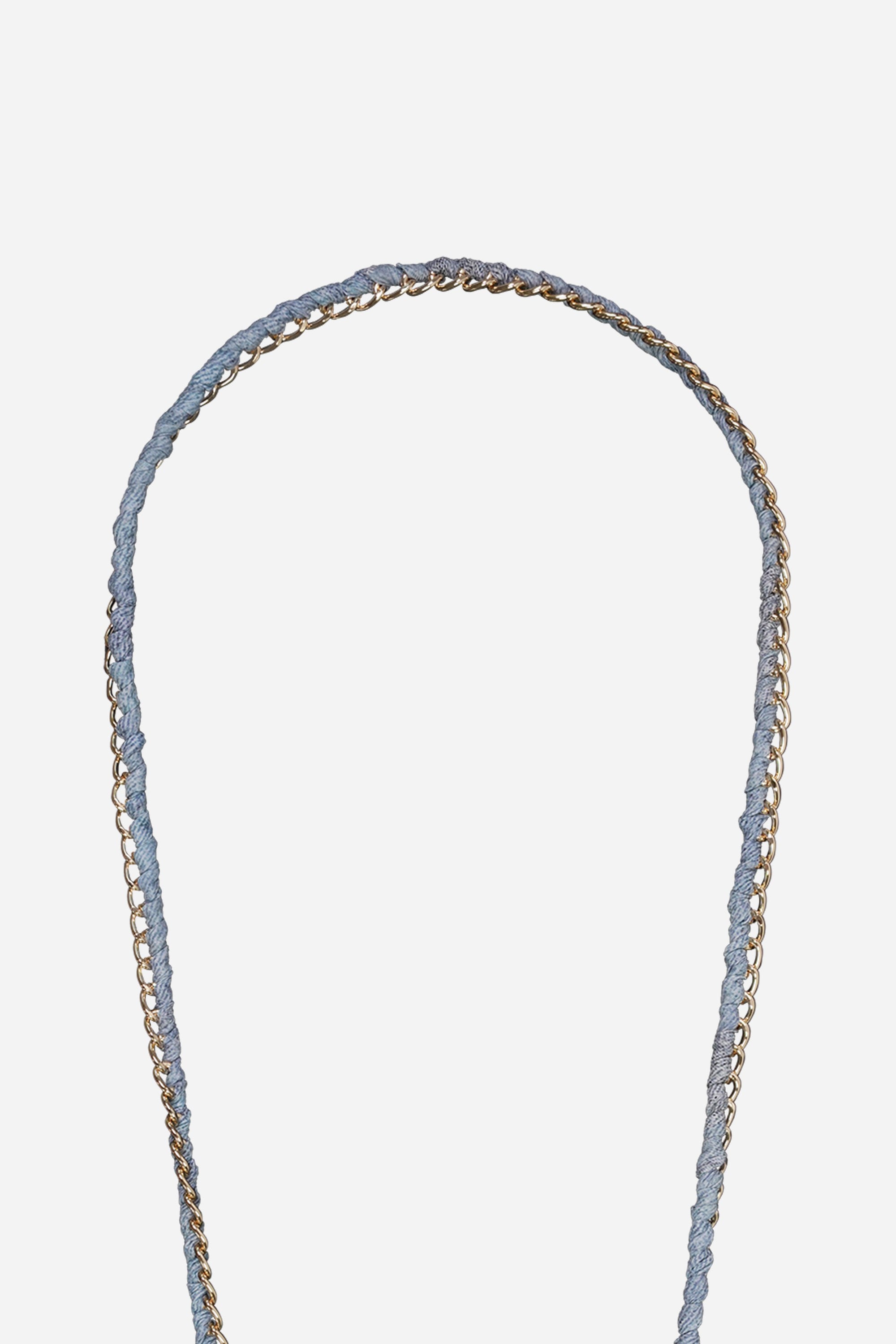 Chaine Longue Jessy Bleu 120 cm