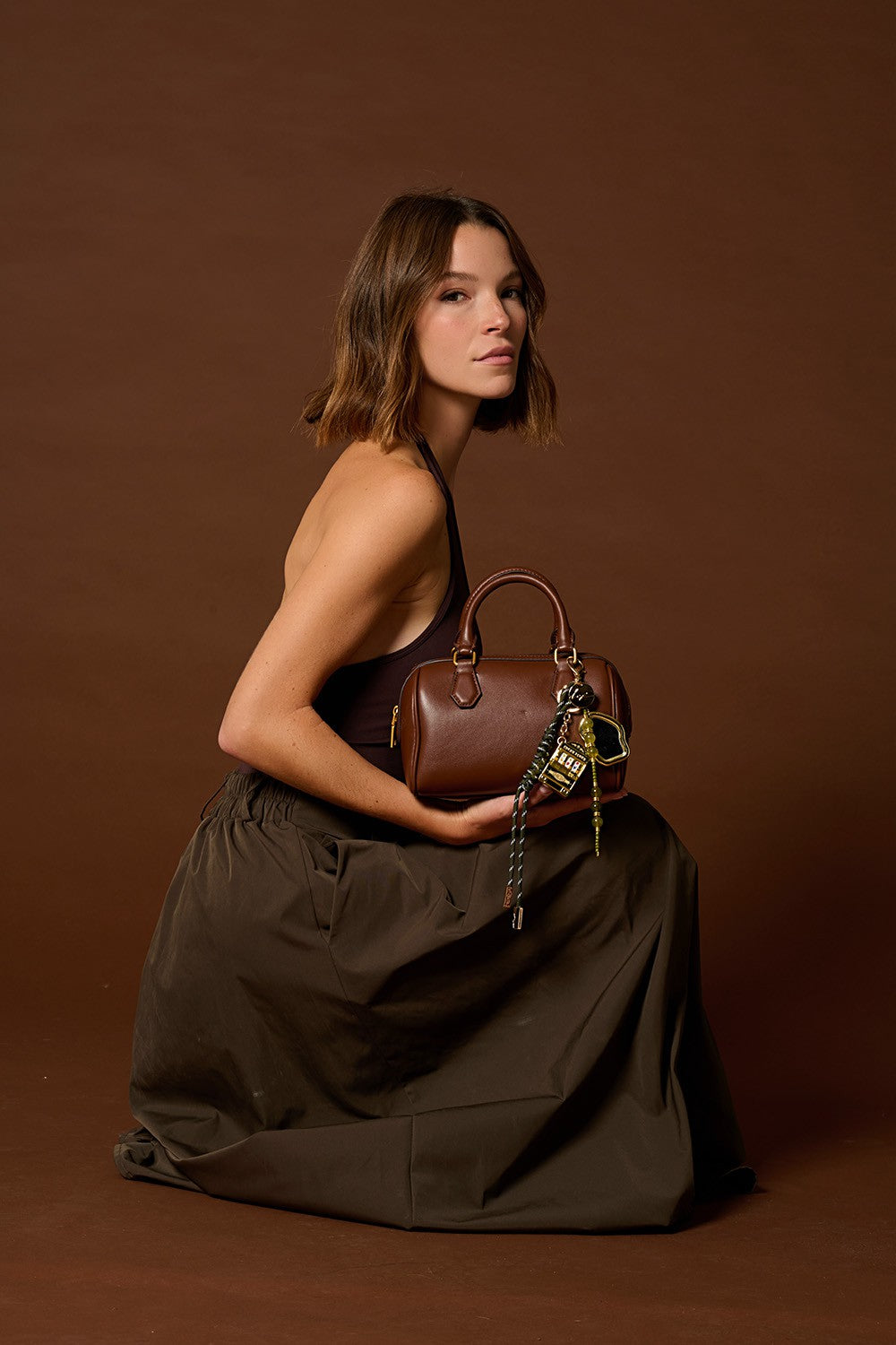 Bijoux Sac Bobby Kaki  30 cm