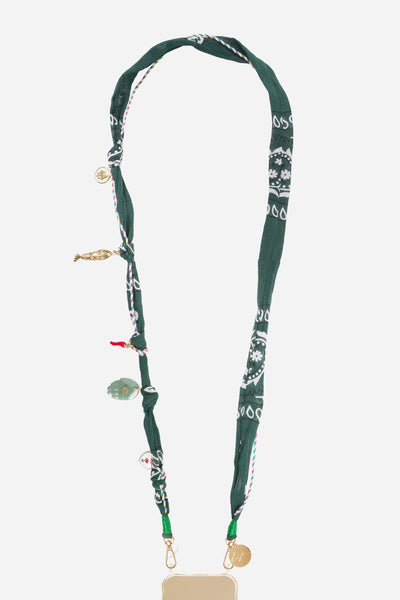 Chaine Longue Laia Vert 120 cm