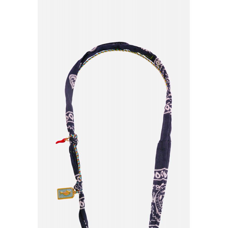 Chaine Longue Laia Bleu 120 cm