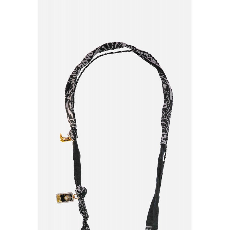 Laia Long Chain, Black, 120 cm