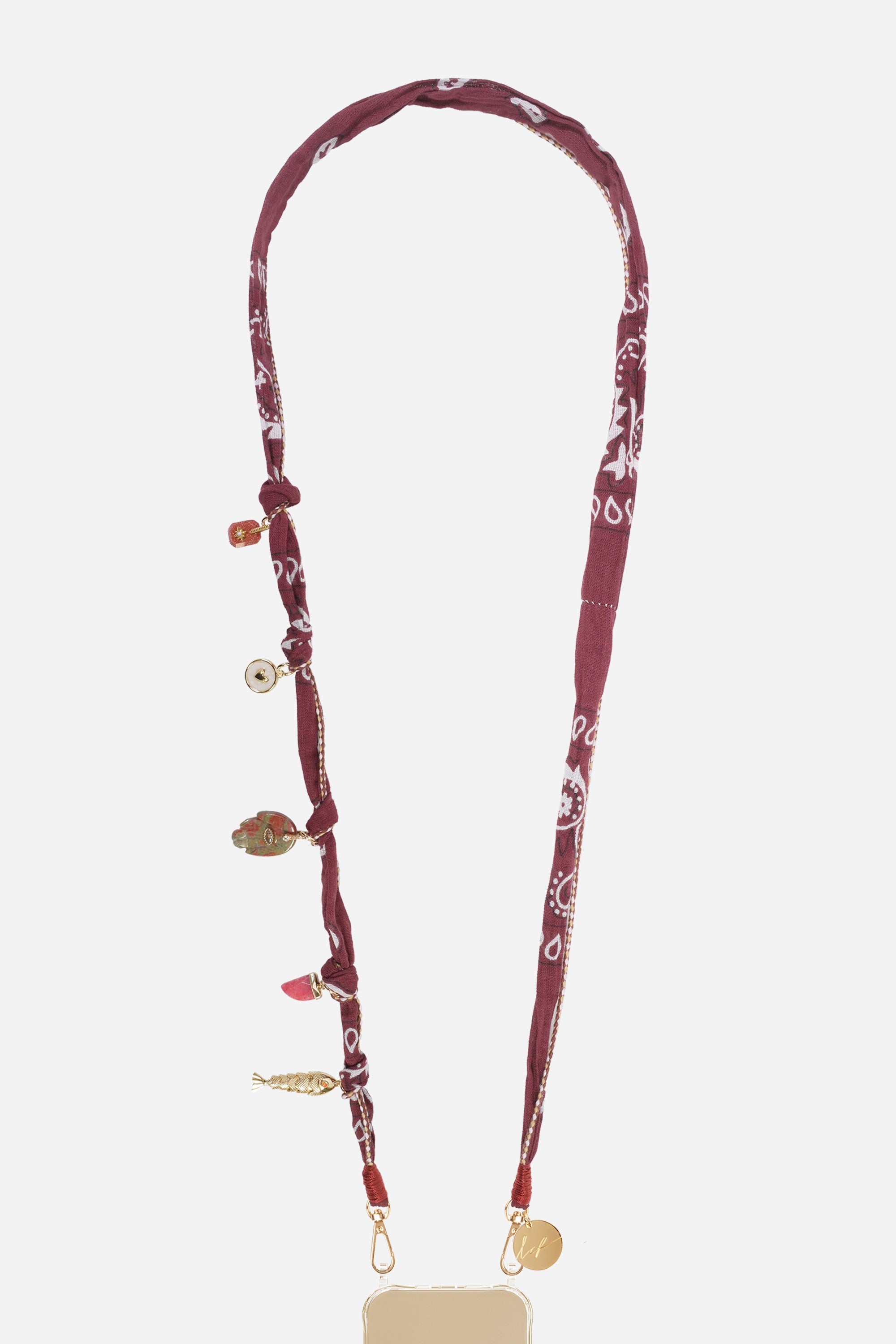 Chaine Longue Laia Brun 120 cm