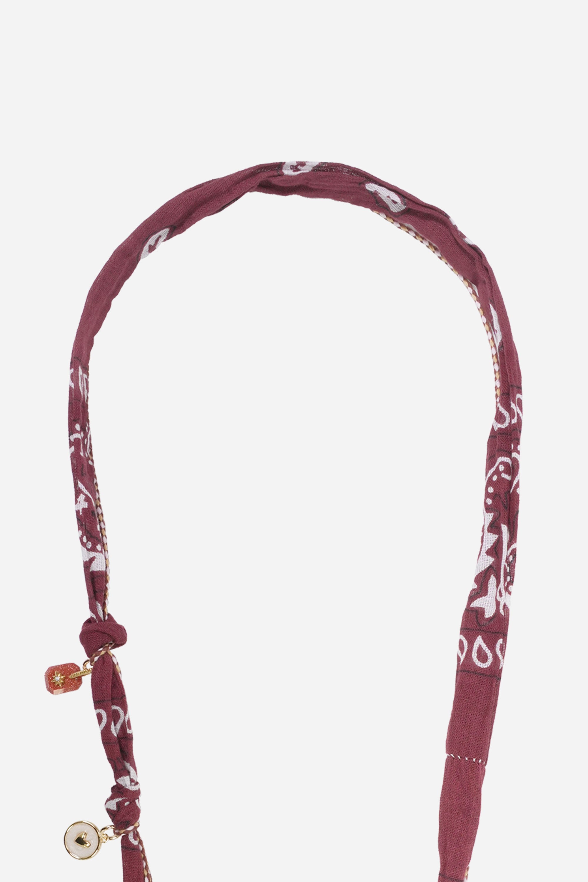 Chaine Longue Laia Brun 120 cm