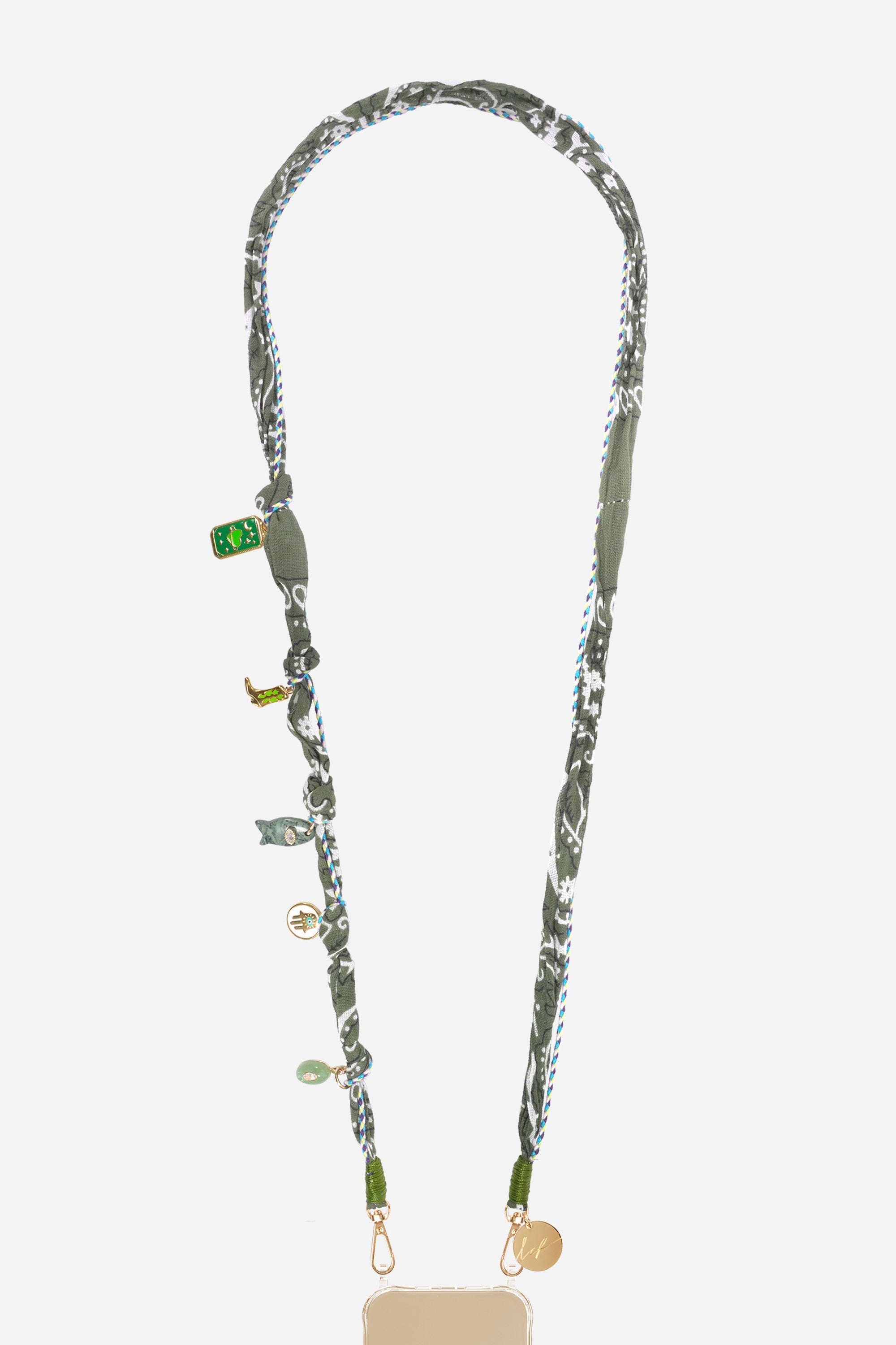 Chaine Longue Laia Kaki 120 cm