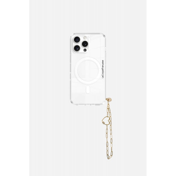 Bijoux De Telephone Coeur Dore