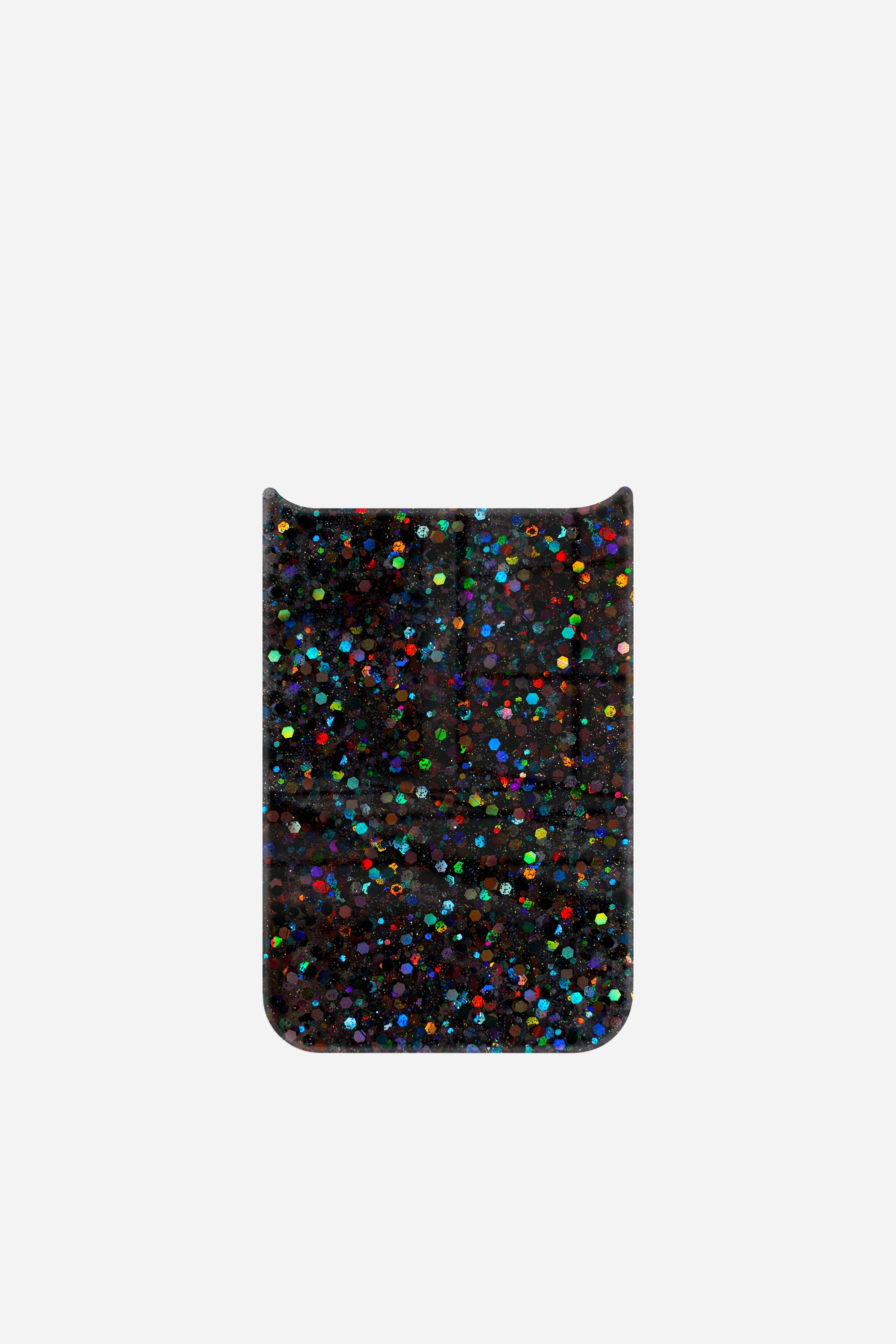 Magnetic Glitter Plate Black Glitter