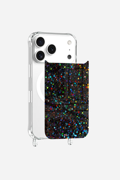 Plaque Magnetique Paillette Paillette Noir