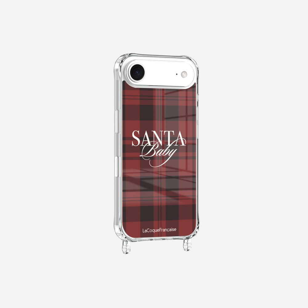 Coque Anneaux Imprimee Santa Baby
