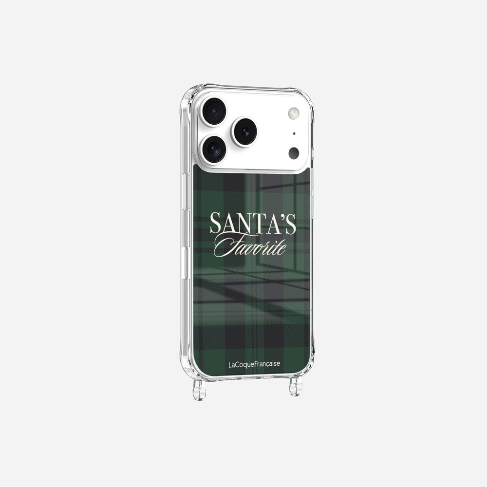 Coque Anneaux Imprimee Santa's Favorite
