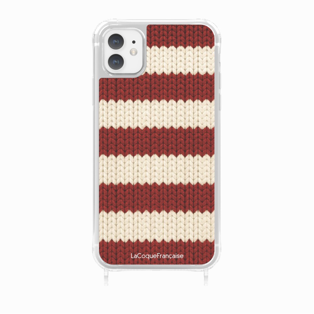 Coque Anneaux Imprimee Maille