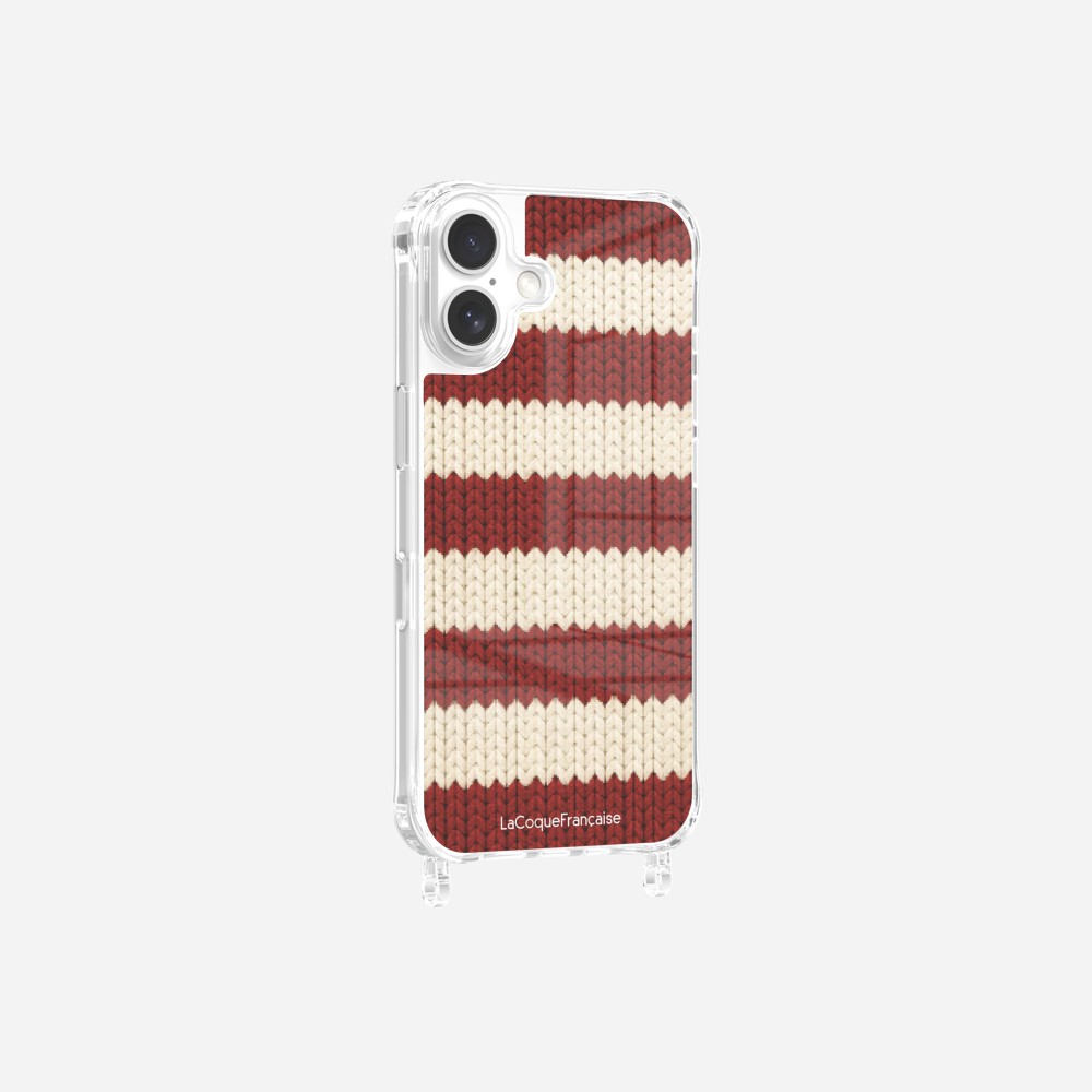 Coque Anneaux Imprimee Maille