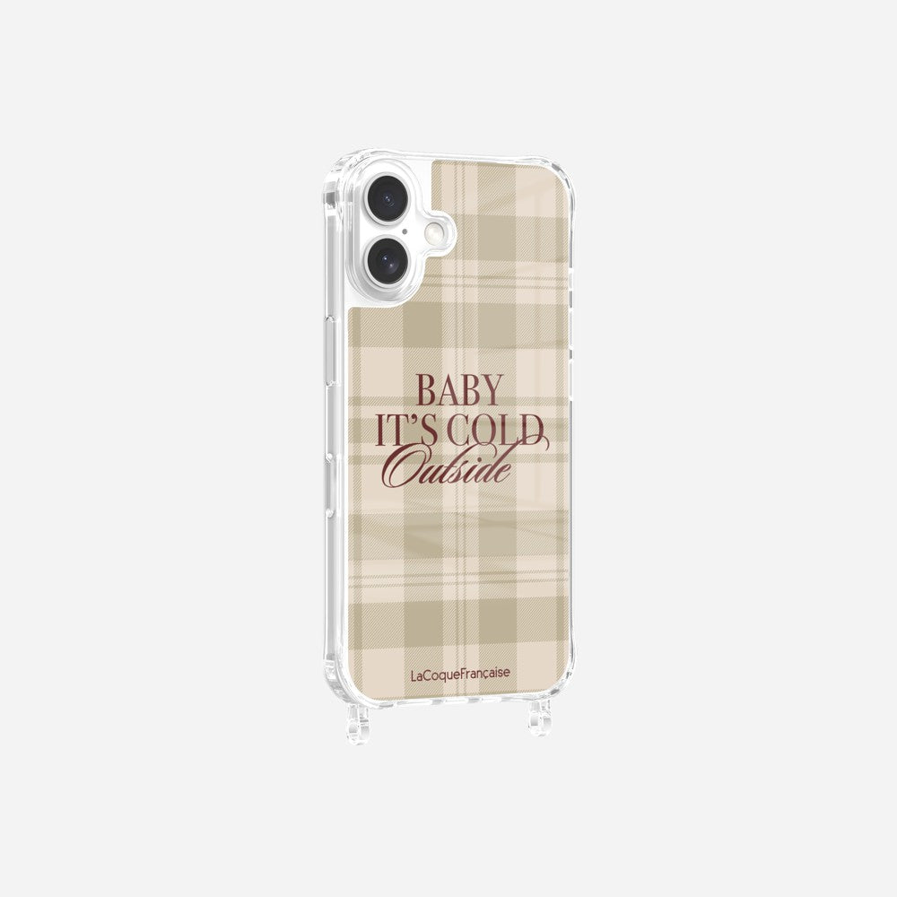 Coque Anneaux Imprimee Baby It's Cold Outside