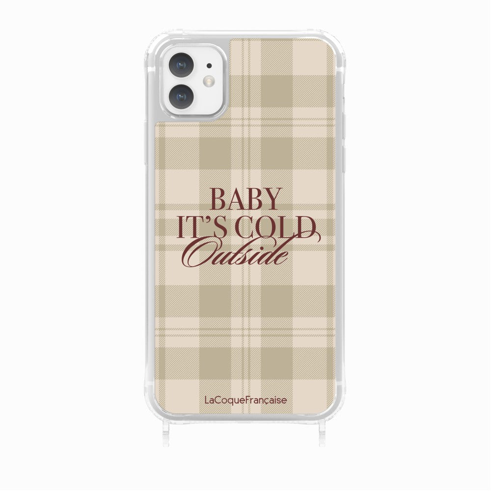 Coque Anneaux Imprimee Baby It's Cold Outside