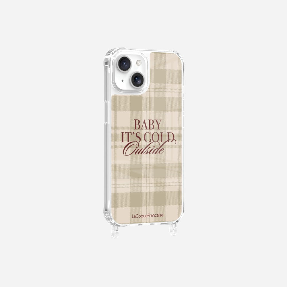 Coque Anneaux Imprimee Baby It's Cold Outside