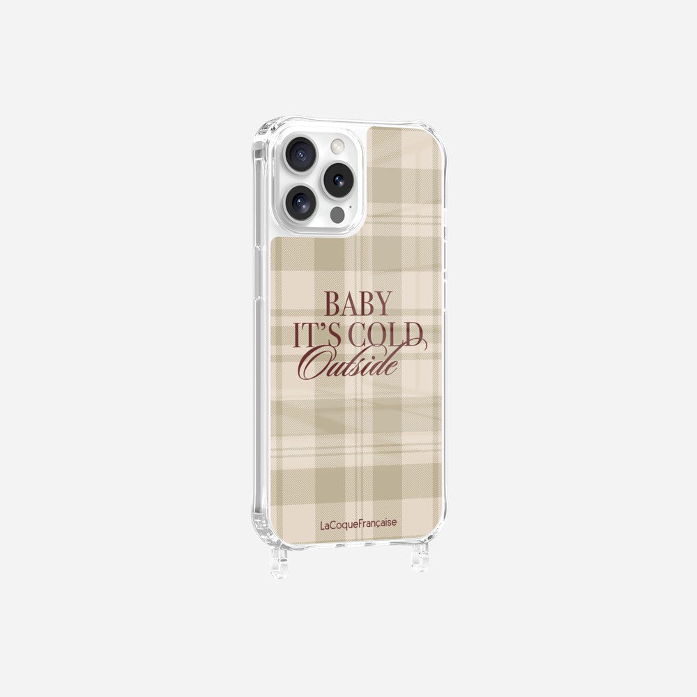 Coque Anneaux Imprimee Baby It's Cold Outside