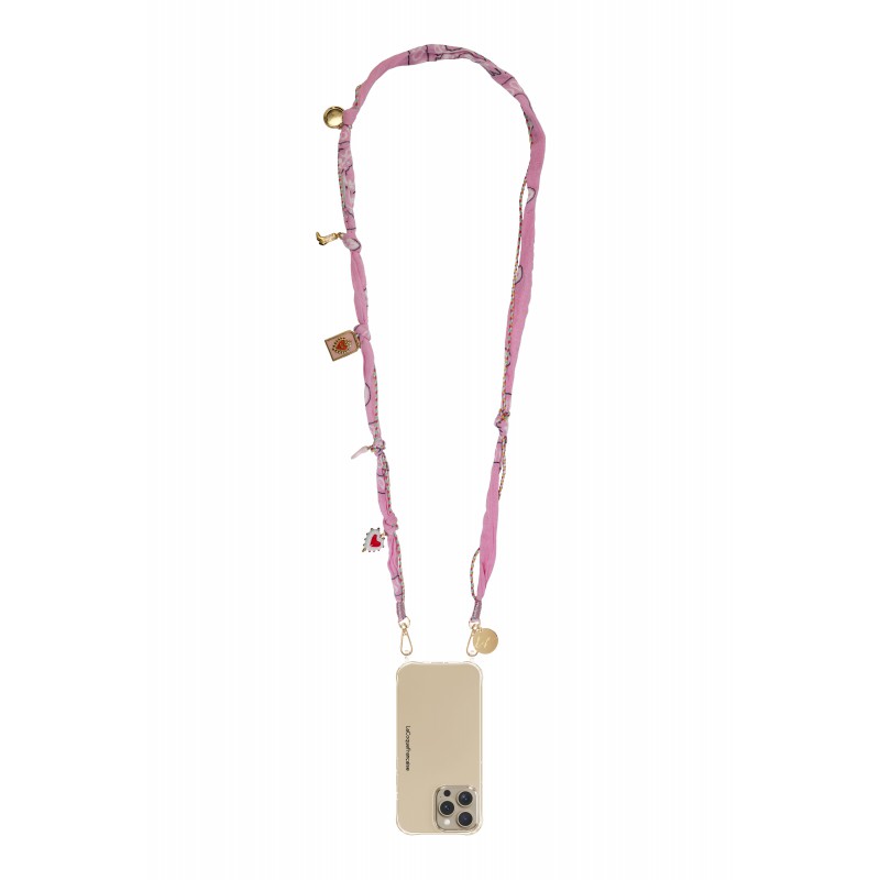 Chaine Longue Laia Rose 120 cm