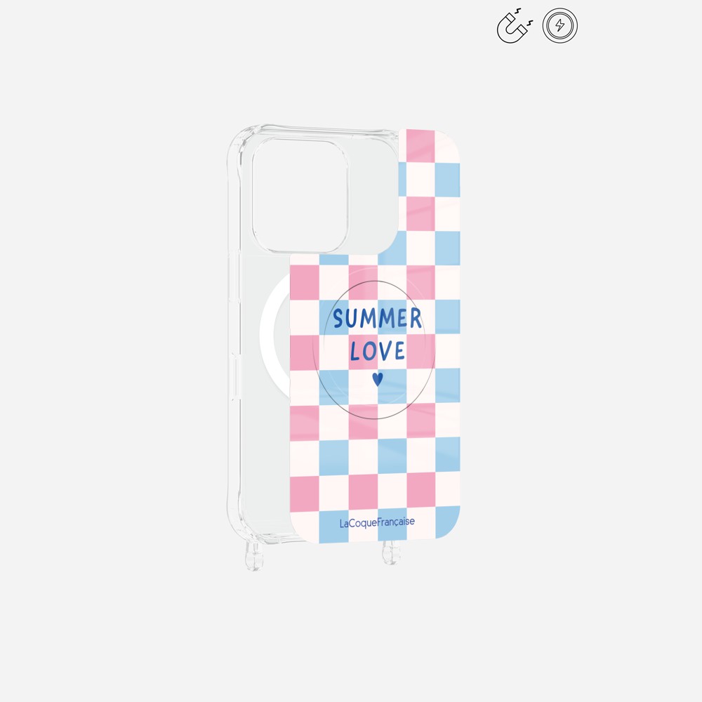 Plaque Magnetique Imprimee Summer Love Bleu