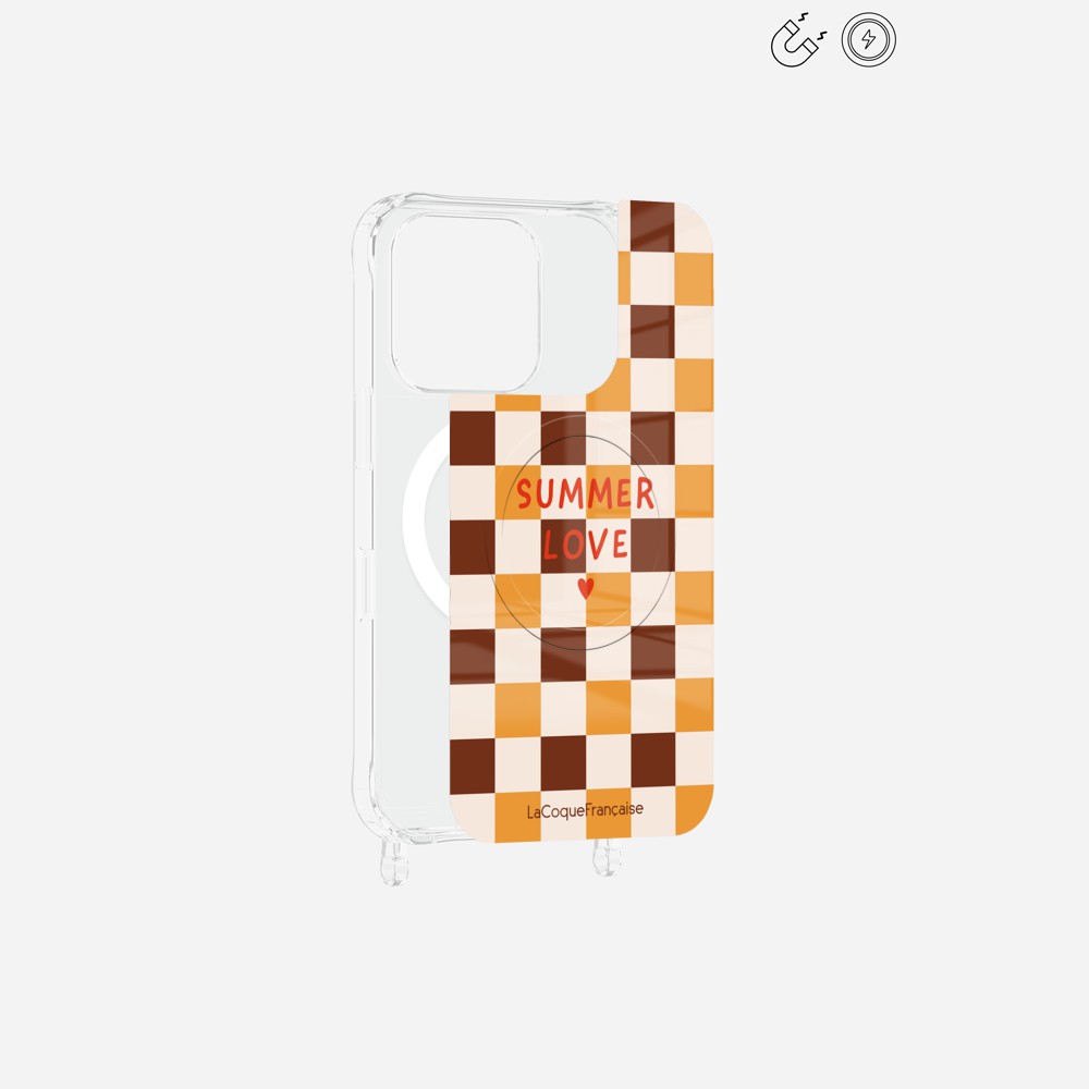 Plaque Magnetique Imprimee Summer Love Brun