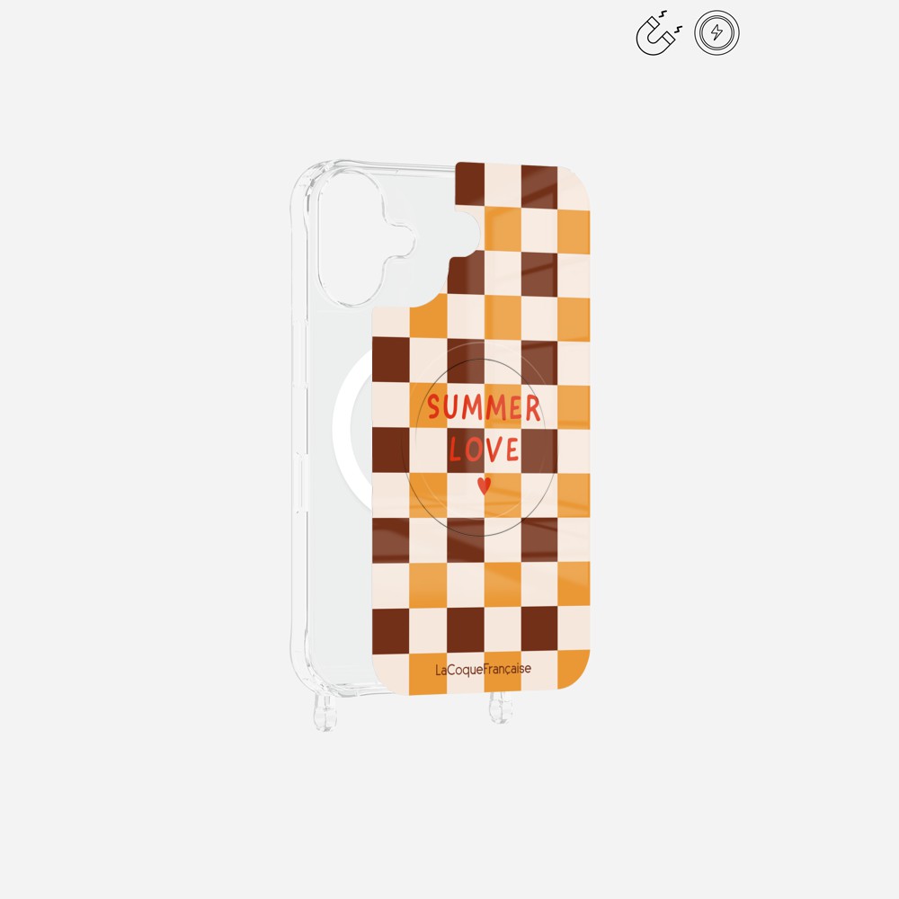 Plaque Magnetique Imprimee Summer Love Brun