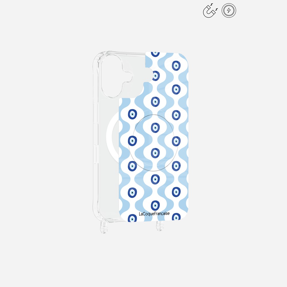 Plaque Magnetique Imprimee Vagues Bleu