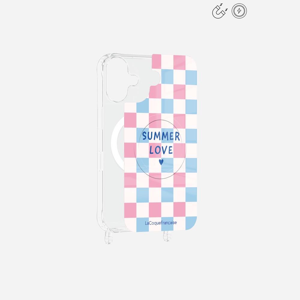 Plaque Magnetique Imprimee Summer Love Bleu