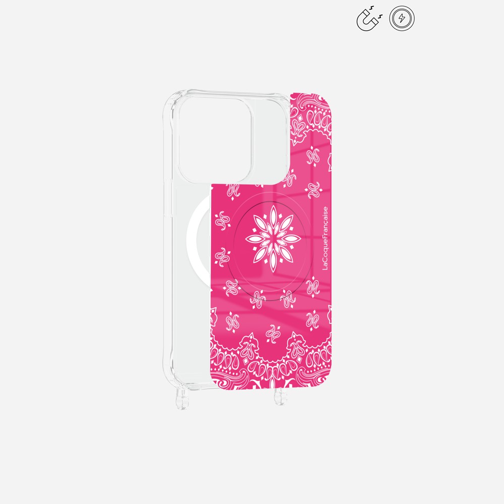 Printed Pink Bandana Magnetic Plate 2