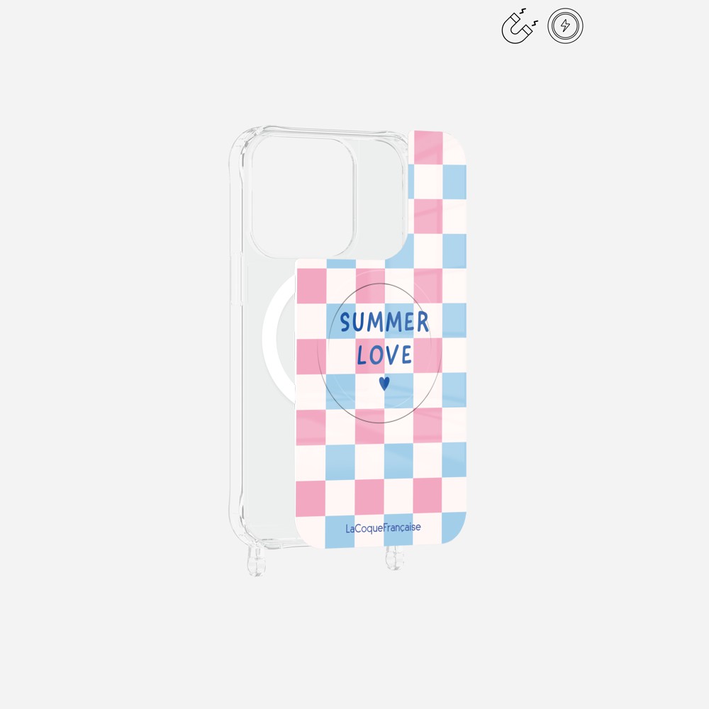 Plaque Magnetique Imprimee Summer Love Bleu