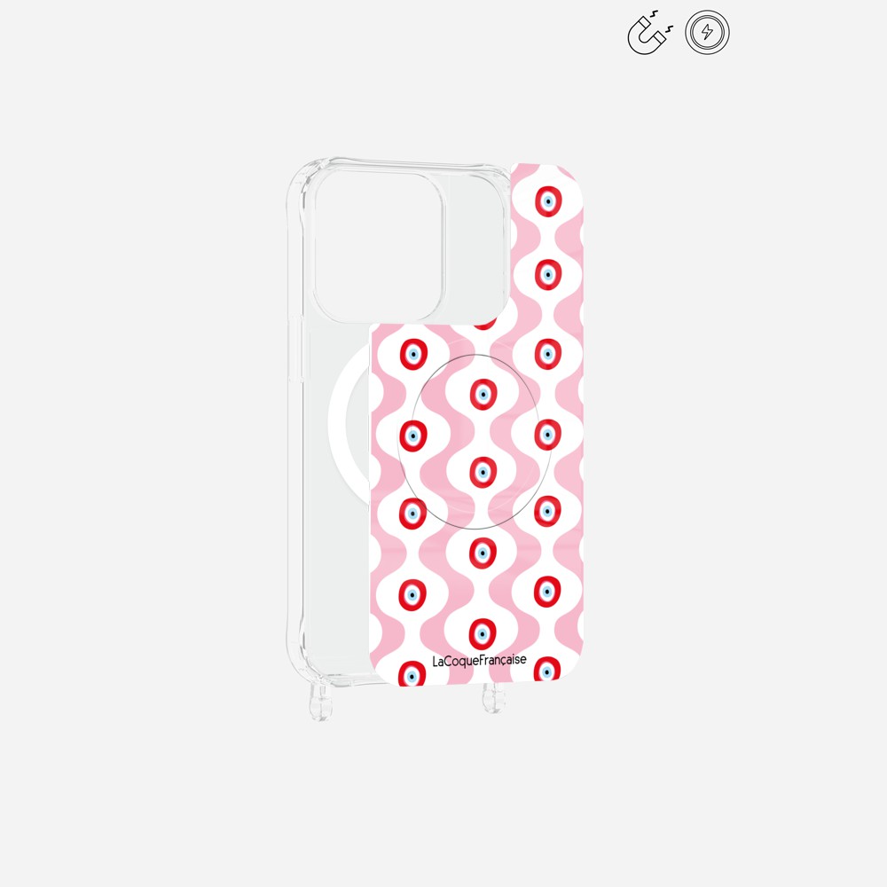 Plaque Magnetique Imprimee Vagues Rose