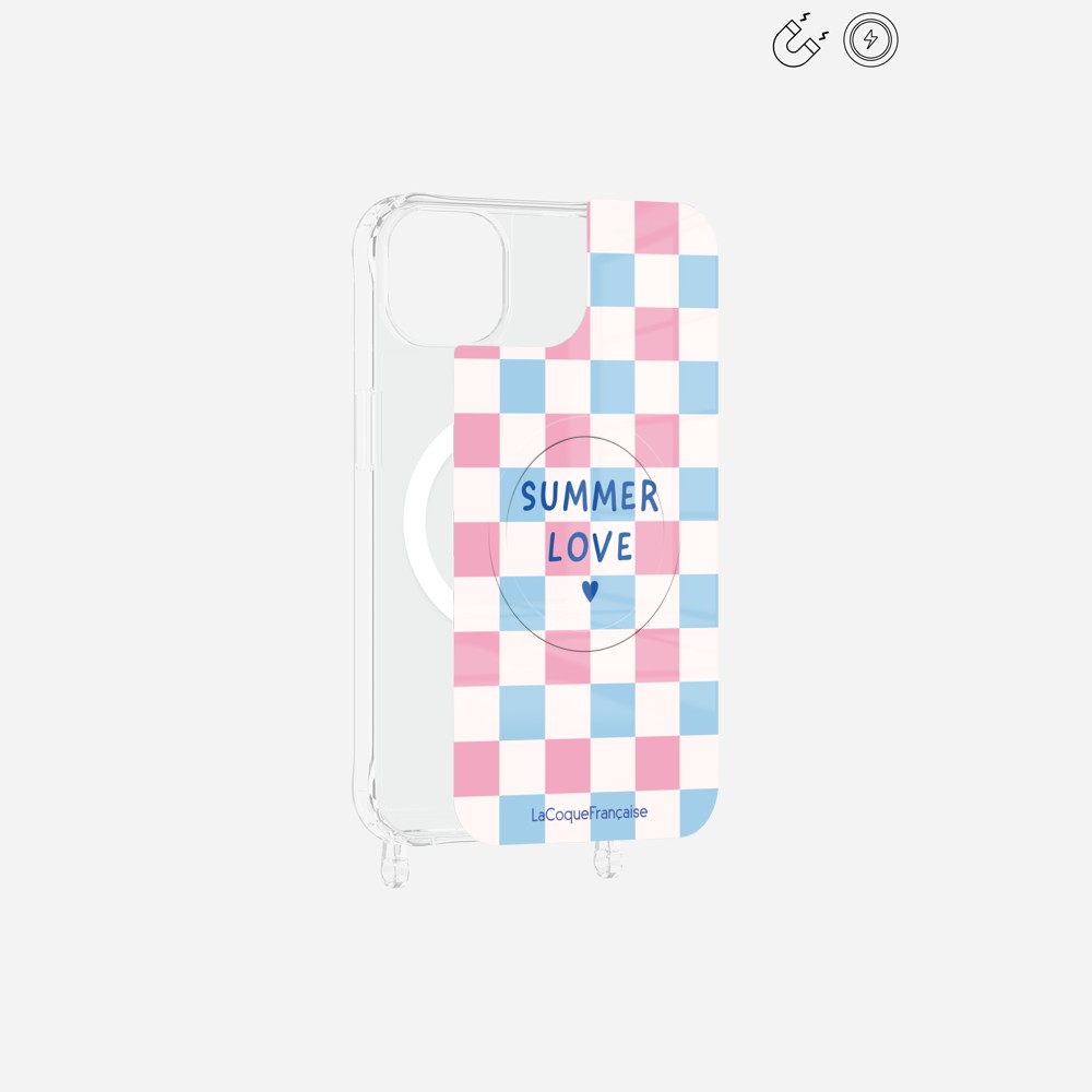 Plaque Magnetique Imprimee Summer Love Bleu