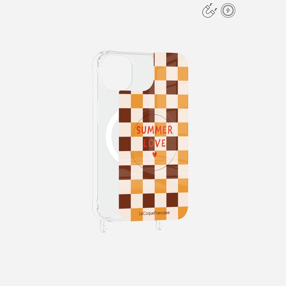 Plaque Magnetique Imprimee Summer Love Brun