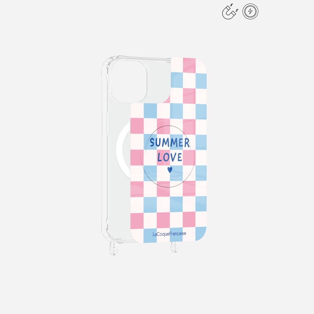 Plaque Magnetique Imprimee Summer Love Bleu