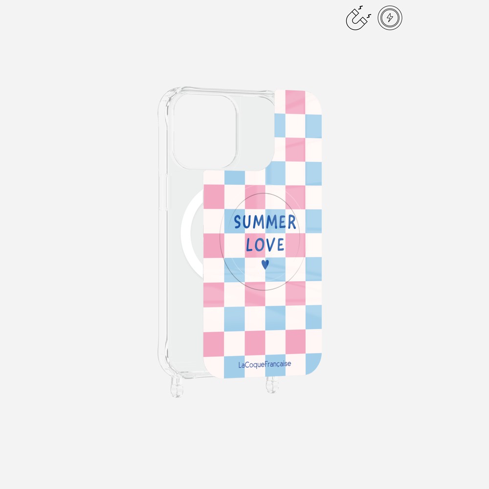 Plaque Magnetique Imprimee Summer Love Bleu