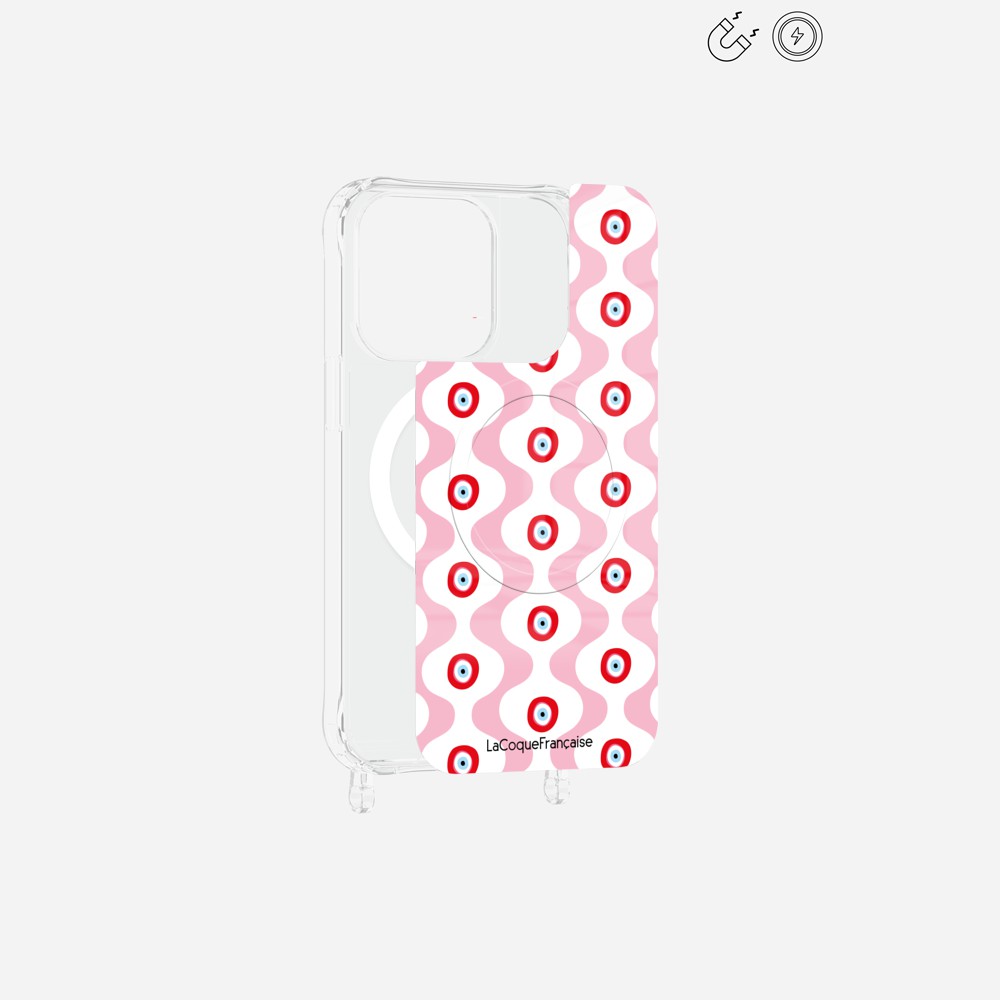 Plaque Magnetique Imprimee Vagues Rose