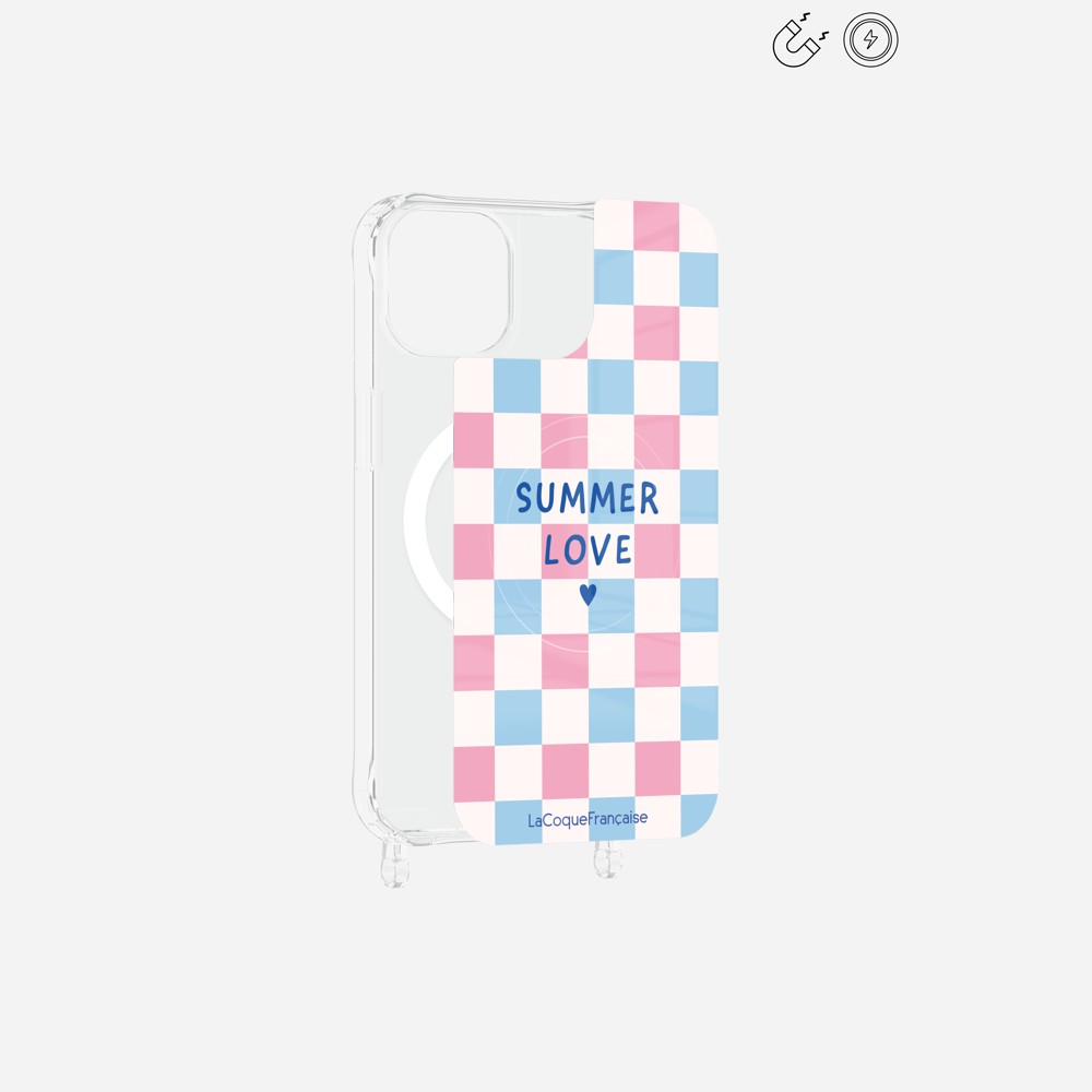 Plaque Magnetique Imprimee Summer Love Bleu