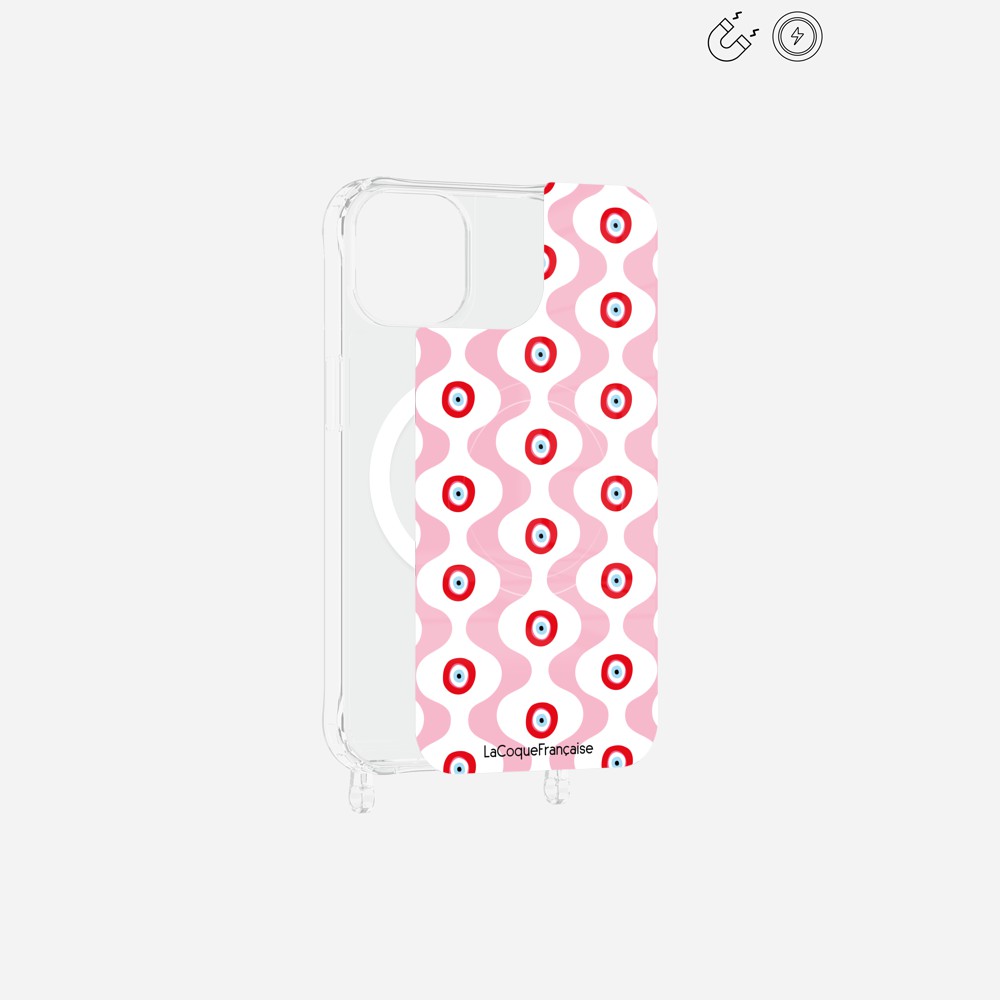 Plaque Magnetique Imprimee Vagues Rose