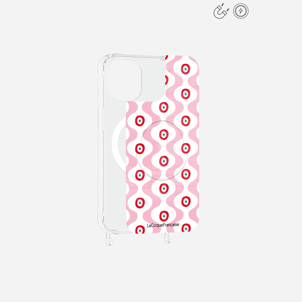 Plaque Magnetique Imprimee Vagues Rose