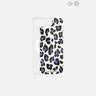 Plaque Magnetique Imprimee Leopard Beige Et Bleu