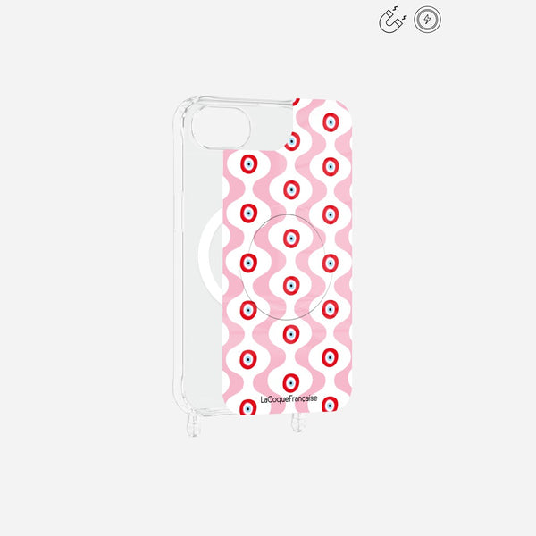 Plaque Magnetique Imprimee Vagues Rose