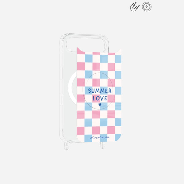 Plaque Magnetique Imprimee Summer Love Bleu