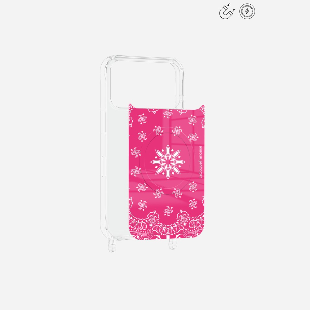 Plaque Magnetique Imprimee Bandana Rose 2 - 3