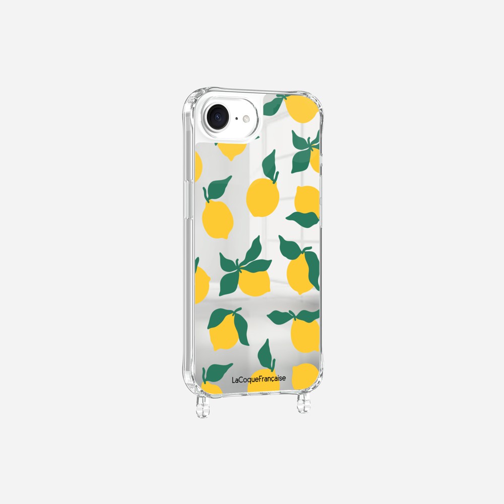 Coque Anneaux Miroir Imprimee Limonade