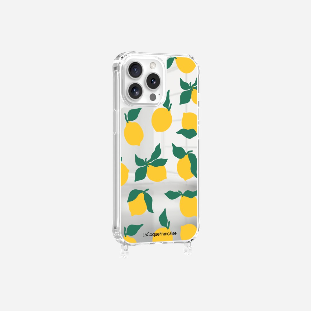 Coque Anneaux Miroir Imprimee Limonade