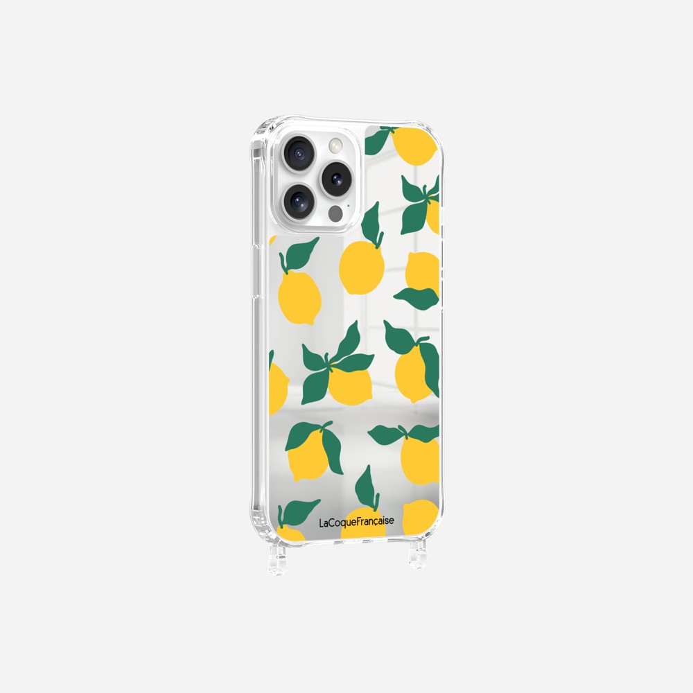 Coque Anneaux Miroir Imprimee Limonade