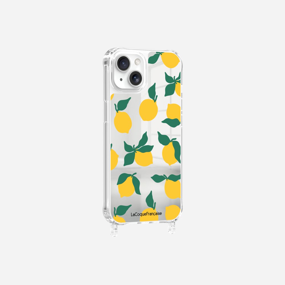 Coque Anneaux Miroir Imprimee Limonade