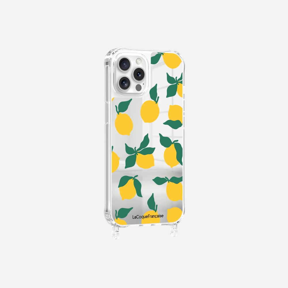Coque Anneaux Miroir Imprimee Limonade