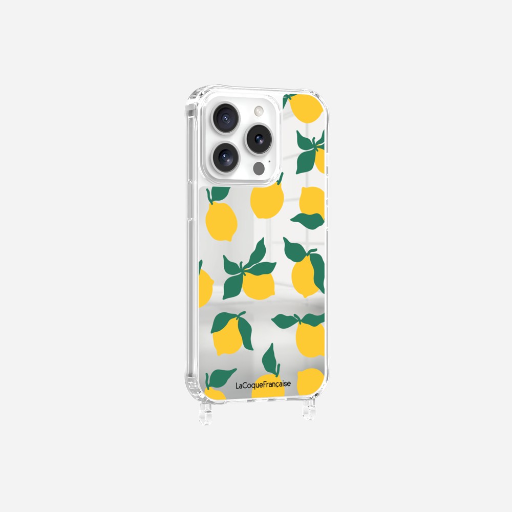 Coque Anneaux Miroir Imprimee Limonade