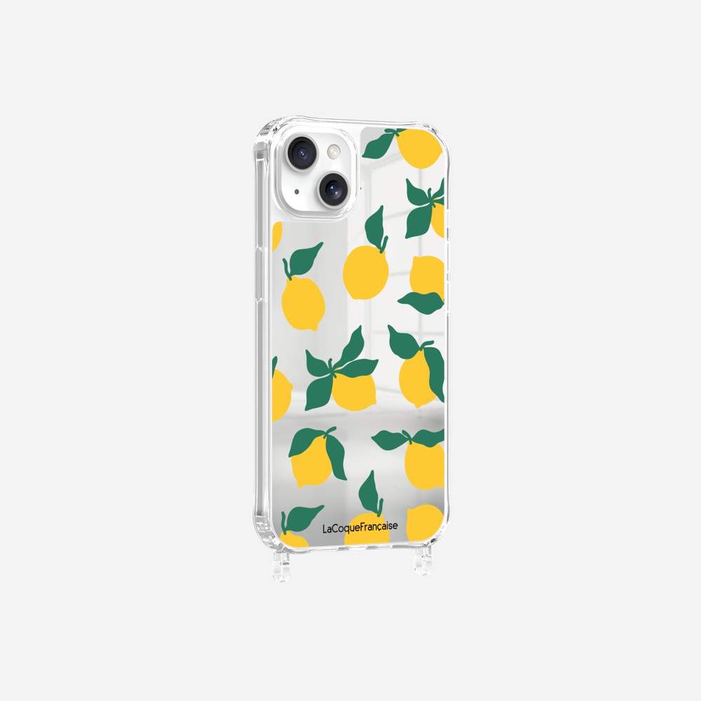 Coque Anneaux Miroir Imprimee Limonade